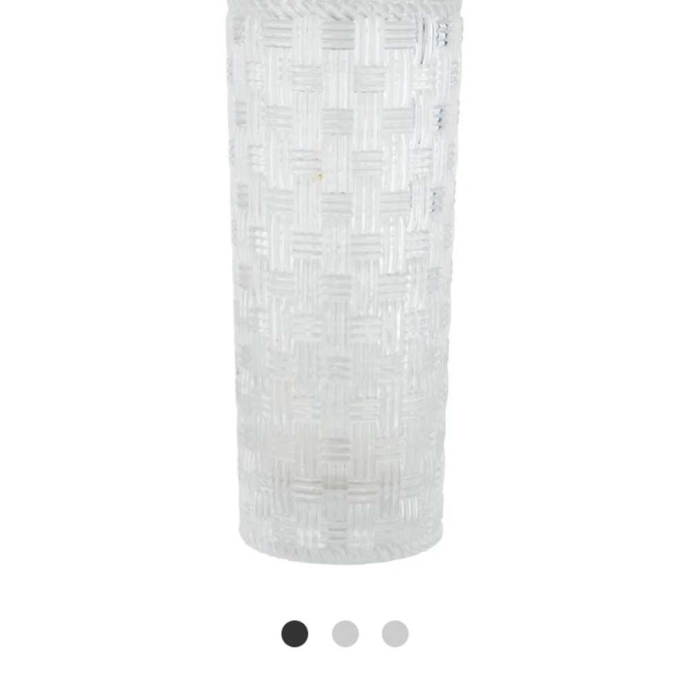 Tiffany & co weave glass vase